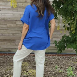 Sunniva Dipped Hem Top Cobalt -Kitandkaboodal Store IMG 1462 e7828c6f 13b1 45c4 9f5f 9eab5e30e538