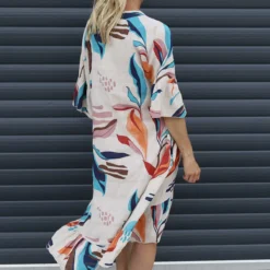 Capaci Print Cotton Dress Stone 9 Capaci Print Cotton Dress Stone -Kitandkaboodal Store IMG 1471 cc3c168a b51b 412c aa72 1cbfa8460458