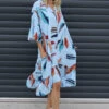 Capaci Print Cotton Dress Light Blue 2 Capaci Print Cotton Dress Light Blue -Kitandkaboodal Store IMG 1473 68b51f84 29ee 4e3c 9705 234ff46757df