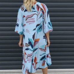 Capaci Print Cotton Dress Light Blue 9 Capaci Print Cotton Dress Light Blue -Kitandkaboodal Store IMG 1482 c8853602 c3ed 474e a607 85685f49016e