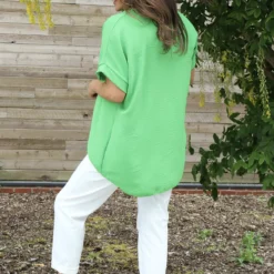 Sunniva Dipped Hem Top Green -Kitandkaboodal Store IMG 1487 9552e4f4 18ee 4a85 88e3 4da71624bb14
