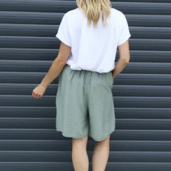 Oriana Shorts Khaki -Kitandkaboodal Store IMG 1493 a4ee7337 c1be 490b 85e4 fbb52983f902