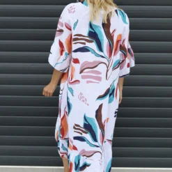 Capaci Print Cotton Dress White -Kitandkaboodal Store IMG 1522 73e36c26 20e1 48e5 b419 46a013024393