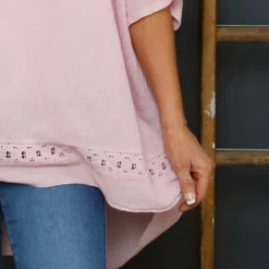 Ophira Smock Cotton Top Pink 8 Ophira Smock Cotton Top Pink -Kitandkaboodal Store IMG 1531 931d5bce 1fdc 49cb acec 2e782774e0a5