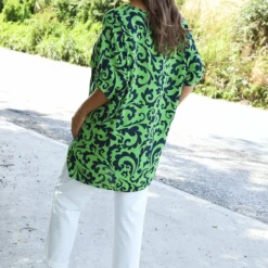 Luisette Print Top Green 9 Luisette Print Top Green -Kitandkaboodal Store IMG 1539 3d2011dc 36fd 4093 8f23 5ebc120935f8
