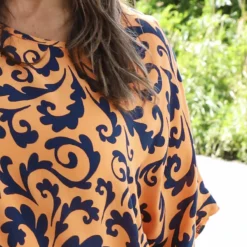 Luisette Print Top Orange -Kitandkaboodal Store IMG 1541 082260a2 ff0f 4cd2 a8c9 f37a9e081351