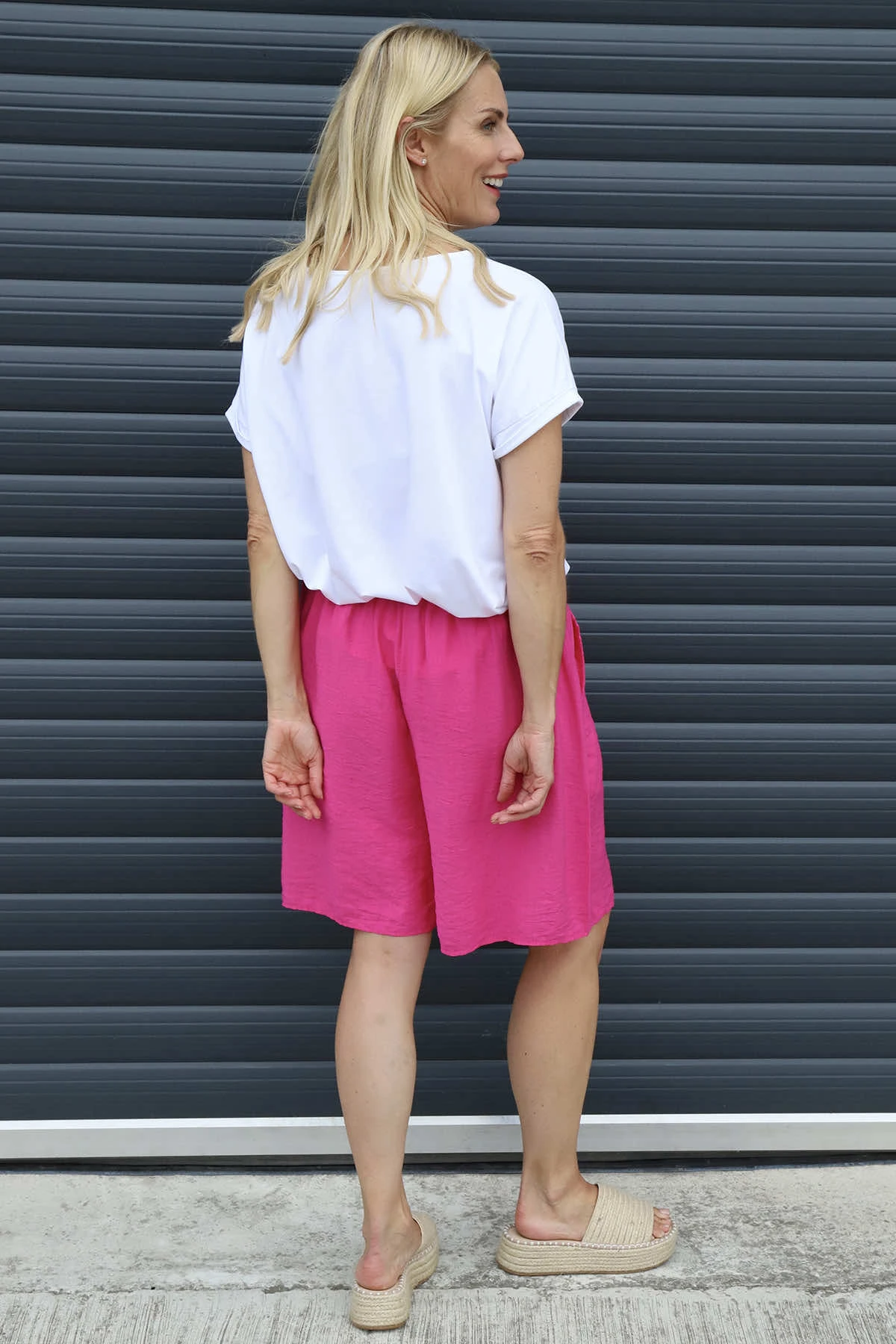 Oriana Shorts Fuchsia 6 Oriana Shorts Fuchsia - Image 4