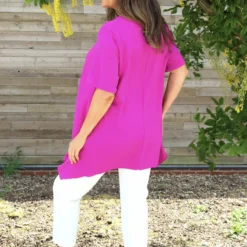 Loreleigh Dipped Side Top Purple -Kitandkaboodal Store IMG 1548 2f4573fd 5bac 42ae 97b4 150d194ca16f