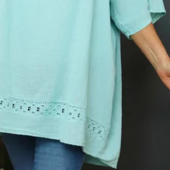 Ophira Smock Cotton Top Mint 8 Ophira Smock Cotton Top Mint -Kitandkaboodal Store IMG 1552 a182c412 d620 49a2 9e4b dd746adc77f8