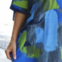 Angela Print Pocket Cotton Top Cobalt -Kitandkaboodal Store IMG 1583 45849265 8921 4c5c bbdb de859dae769a