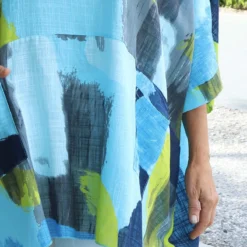 Angela Print Pocket Cotton Top Kingfisher 8 Angela Print Pocket Cotton Top Kingfisher -Kitandkaboodal Store IMG 1597 f91d69e2 11c9 4f1b 8bc3 f9e10519af77