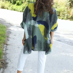 Angela Print Pocket Cotton Top Khaki -Kitandkaboodal Store IMG 1626 f89b982b d9ef 4272 8a36 b08646b9a52f