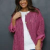 Carlota Stripe Linen Jacket Fuchsia -Kitandkaboodal Store IMG 1628 cb03cb5f def6 475b a62d 8d8e5c0a95c8
