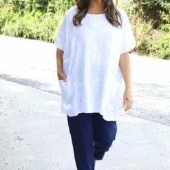 Gabriana Embroidered Cotton Top White 7 Gabriana Embroidered Cotton Top White -Kitandkaboodal Store IMG 1709 a26559ee dbfb 46fd 824b 0dde6d5cfa3d