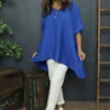Lotus Button Top Cobalt 1 Lotus Button Top Cobalt -Kitandkaboodal Store IMG 1752 6b3151f4 0ee6 4371 87e5 248729b808d5