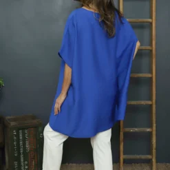 Lotus Button Top Cobalt -Kitandkaboodal Store IMG 1762 cd455486 c6b0 47d5 976c 42d5fc293a68