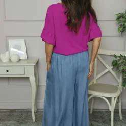 Astoria Wide Leg Trousers Mid Denim 9 Astoria Wide Leg Trousers Mid Denim -Kitandkaboodal Store IMG 1767 9db87b2c 8149 4d9e 8912 11b46fb4432b