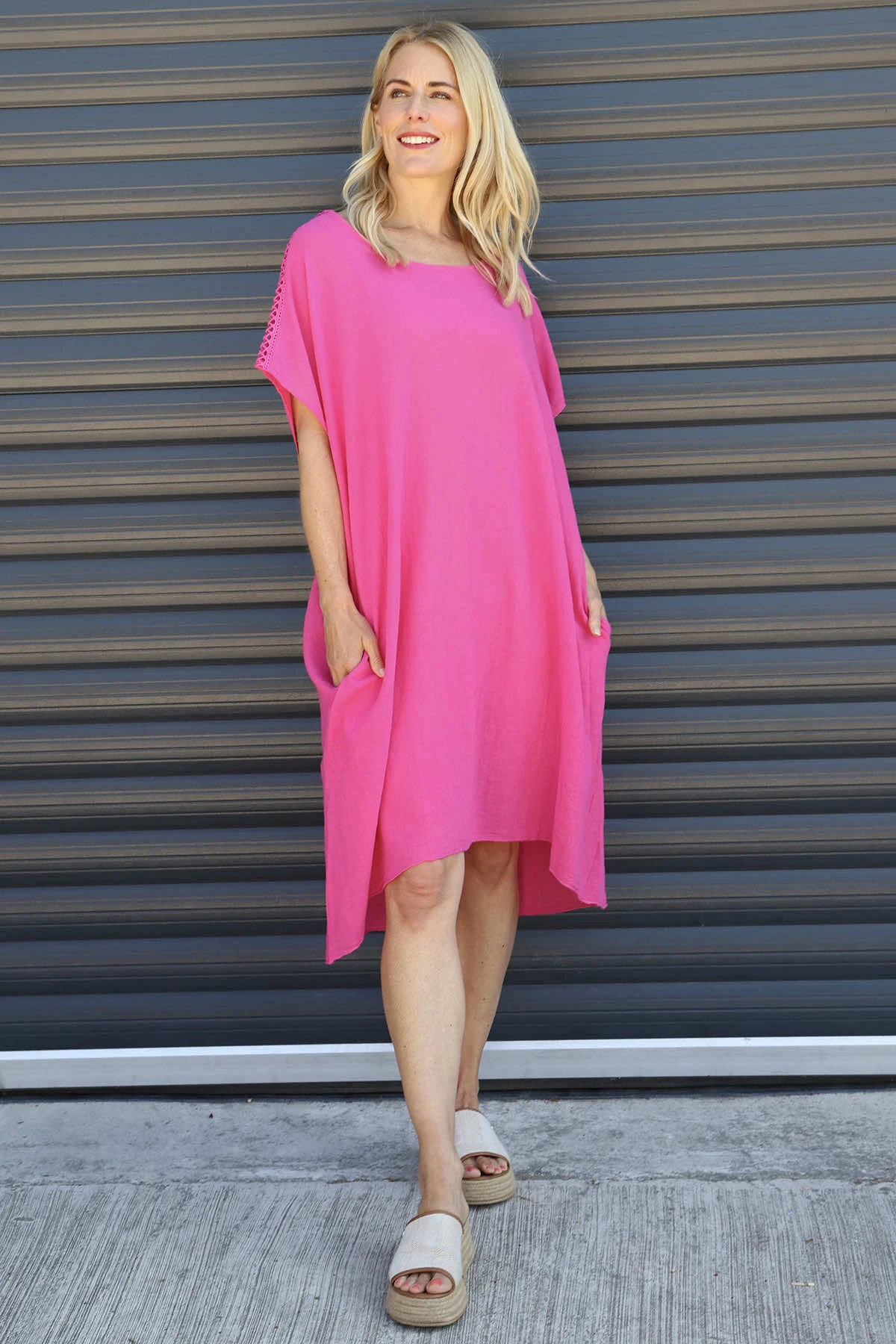 Armina Cotton Tunic Fuchsia 3 Armina Cotton Tunic Fuchsia