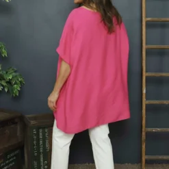 Lotus Button Top Fuchsia -Kitandkaboodal Store IMG 1795 c45ecc7b af88 4bb2 a166 abcd3b01065e