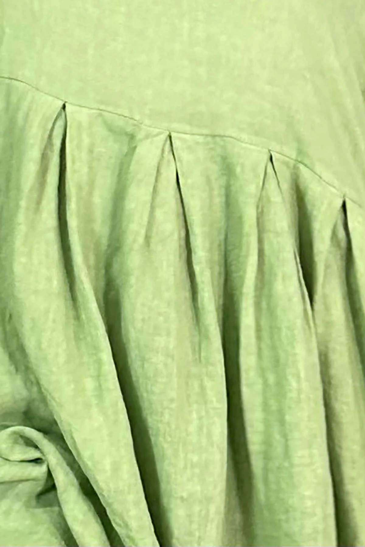 Zouch Linen Dress Green 5 Zouch Linen Dress Green - Image 3