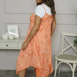 Bliss Print Dress Orange -Kitandkaboodal Store IMG 1839 8955824e d4e5 484d a9cf 48afff7a506e