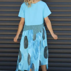 Hepworth Pebble Cotton Dress Kingfisher -Kitandkaboodal Store IMG 1861 fec7c0bc 06c9 40d7 ae72 30f10d3b3df3