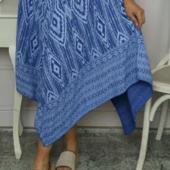 Bliss Print Dress Cobalt -Kitandkaboodal Store IMG 1869 8f8a27f3 6e49 4a71 bcec d325b53c9938