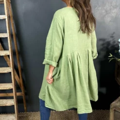 Zouch Linen Dress Green 9 Zouch Linen Dress Green -Kitandkaboodal Store IMG 1873 b219f7d4 e803 4f32 859d 324ae6f43a52