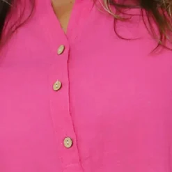 Coletta Button Cotton Top Fuchsia 8 Coletta Button Cotton Top Fuchsia -Kitandkaboodal Store IMG 1924 4dc66dbf 04cb 416d aae5 5a77129e63b5