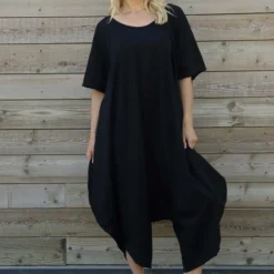 Everlee Cotton Jumpsuit Black