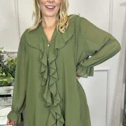 Dorota Shirt Tunic Khaki 8 Dorota Shirt Tunic Khaki -Kitandkaboodal Store IMG 1932 5a6c03cd 363e 4540 abc7 82e734032d5a