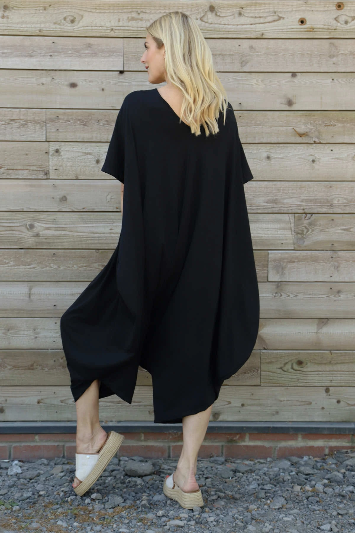 Everlee Cotton Jumpsuit Black 6 Everlee Cotton Jumpsuit Black - Image 4