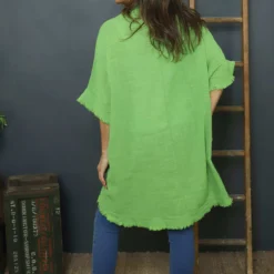 Coletta Button Cotton Top Green 9 Coletta Button Cotton Top Green -Kitandkaboodal Store IMG 1937 1ae69bb3 268e 43f1 8bf0 089881509080