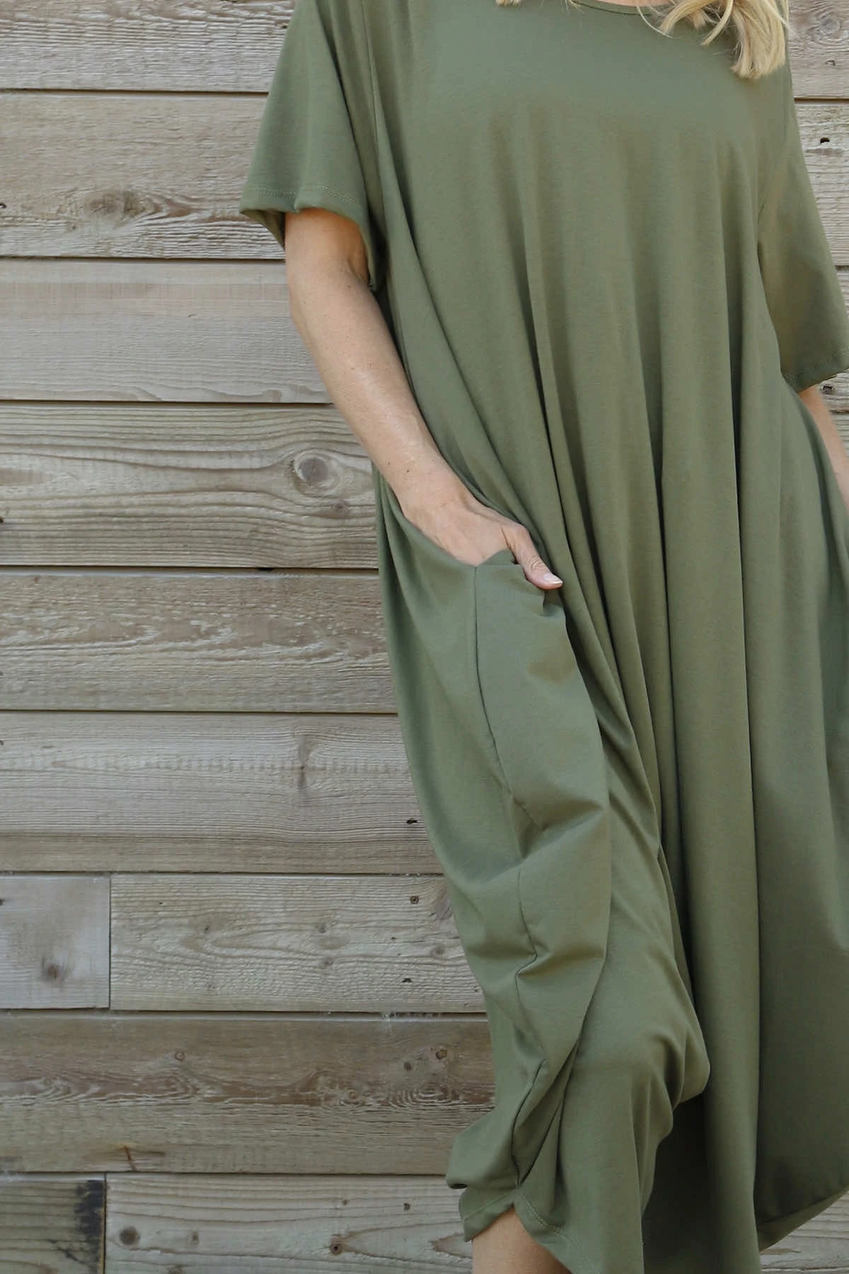 Everlee Cotton Jumpsuit Khaki 5 Everlee Cotton Jumpsuit Khaki - Image 3