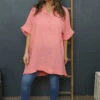 Coletta Button Cotton Top Coral -Kitandkaboodal Store IMG 1942 92790bbe 27af 48a5 9bff 87ffdce219d8