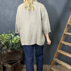 Becklyn Linen Jacket Mocha -Kitandkaboodal Store IMG 1949 3275209a ff26 47cb a687 1313839cce77 scaled