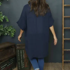 Coletta Button Cotton Top Navy 9 Coletta Button Cotton Top Navy -Kitandkaboodal Store IMG 1973 a06ae925 8239 43b4 95e7 c1b77a9f786c