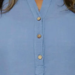 Coletta Button Cotton Top Blue 9 Coletta Button Cotton Top Blue -Kitandkaboodal Store IMG 1974 a323897b e47f 43ae 8e64 59a42f9483e4