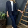 Becklyn Linen Jacket Navy -Kitandkaboodal Store IMG 1981 6079a127 9972 49cc 8c23 a569907abd3a