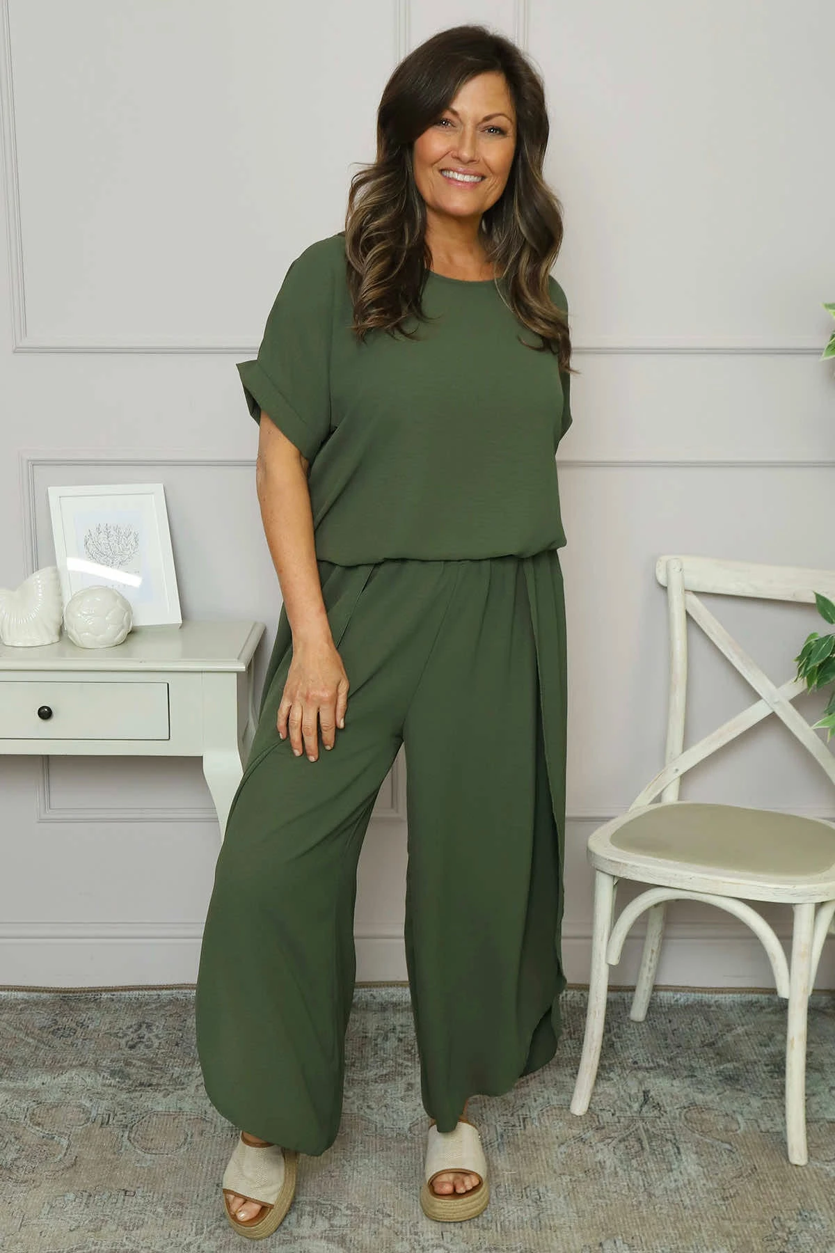 Ferelith Harem Trousers Khaki 3 Ferelith Harem Trousers Khaki