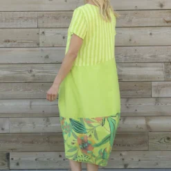 Ayah Print Cotton Dress Lime 9 Ayah Print Cotton Dress Lime -Kitandkaboodal Store IMG 1991 17b5f235 6b7a 4cea b1e9 c34dced5b4a4