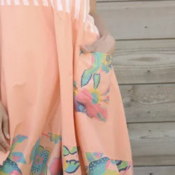 Ayah Print Cotton Dress Orange 8 Ayah Print Cotton Dress Orange -Kitandkaboodal Store IMG 2012 576dfe69 7b72 442c bc70 a44f045584bb