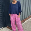 Nina Stripe Linen Trousers Fuchsia 1 Nina Stripe Linen Trousers Fuchsia -Kitandkaboodal Store IMG 2017 eda4bcfd cac8 4877 98e7 0b223141ff30