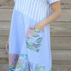 Ayah Print Cotton Dress Light Blue 8 Ayah Print Cotton Dress Light Blue -Kitandkaboodal Store IMG 2023 3391fd45 5172 4c37 9520 639cf4c39427