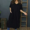 Fenella Cotton Dress Black 1 Fenella Cotton Dress Black -Kitandkaboodal Store IMG 2035 d0df5074 6924 4049 8072 4ffa5da47bb2