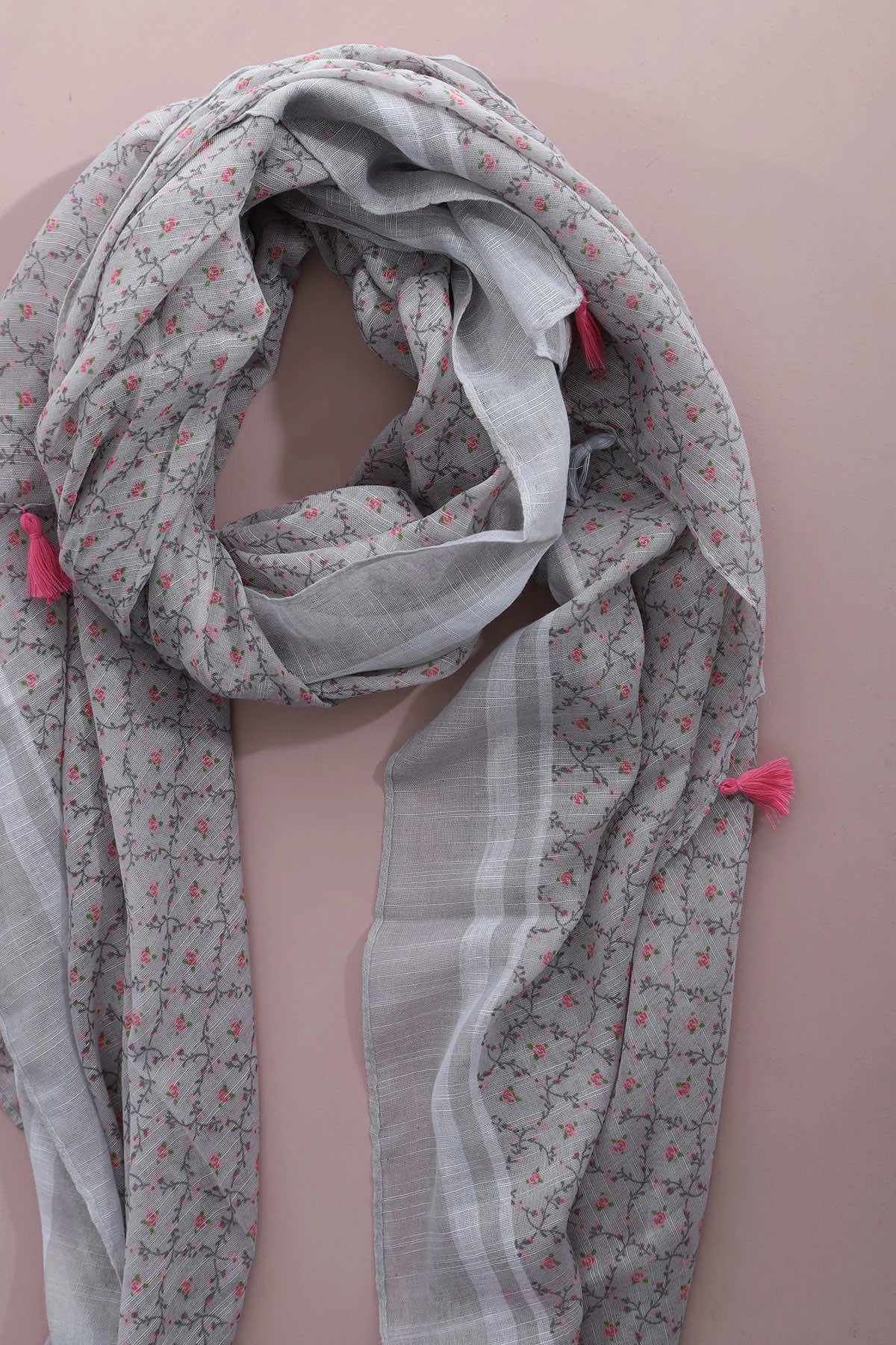 Gemma Scarf Grey 4 Gemma Scarf Grey - Image 2