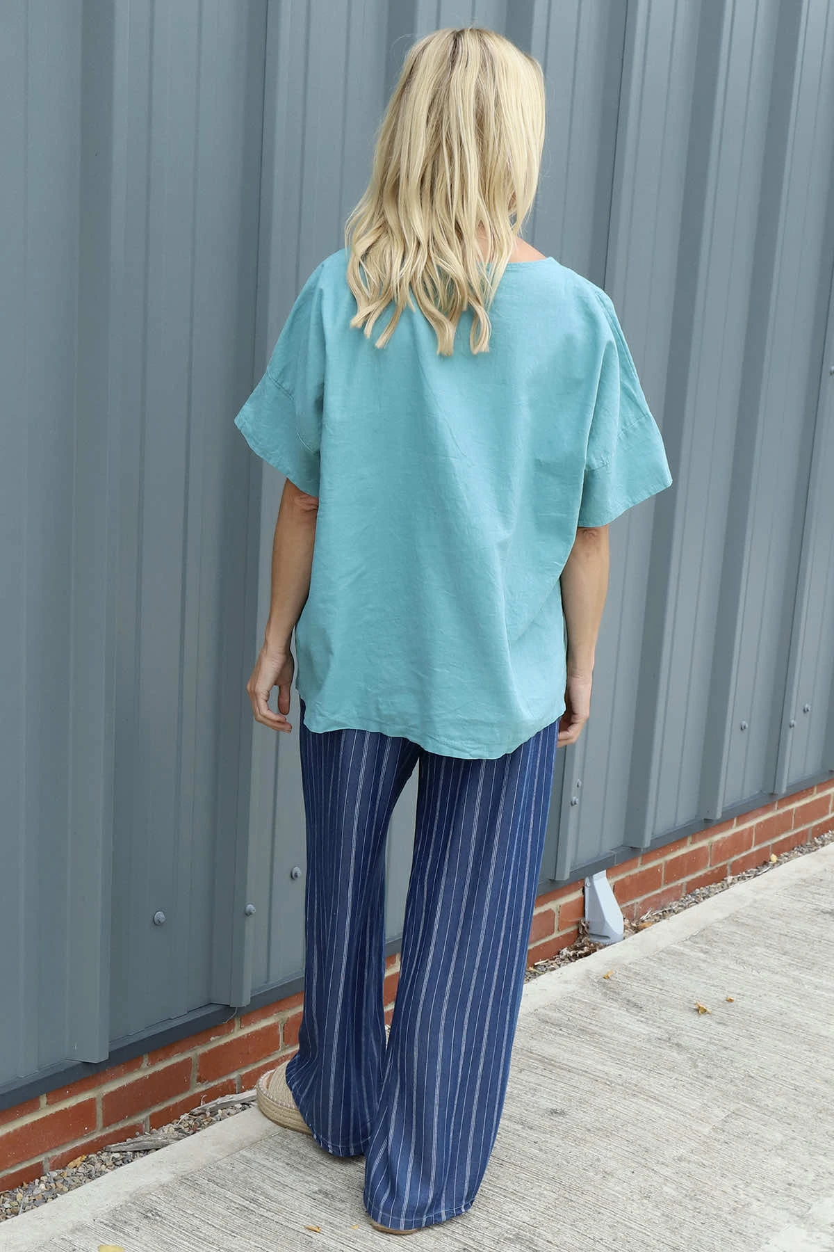 Merle Pocket Linen Top Sage Green 6 Merle Pocket Linen Top Sage Green - Image 4