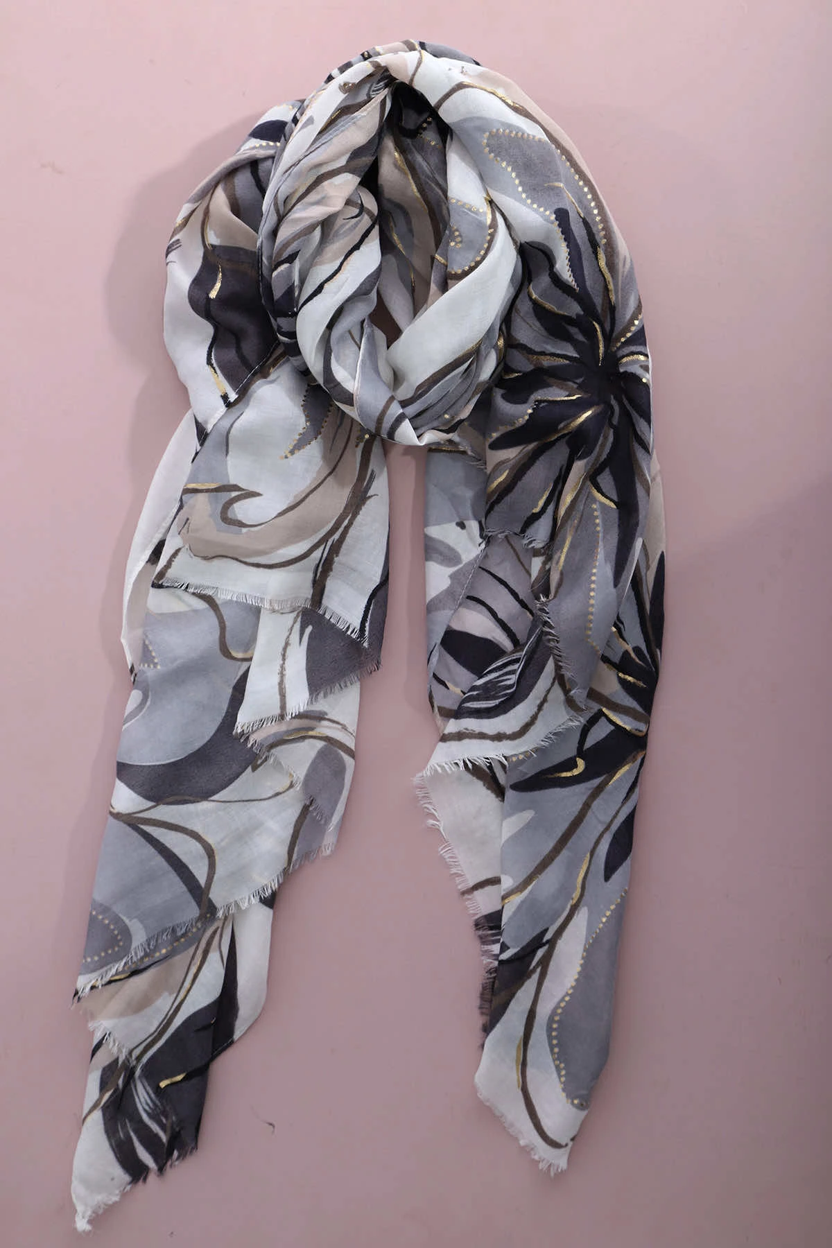 Dakota Scarf Charcoal 3 Dakota Scarf Charcoal