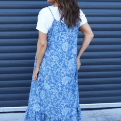 Shanna Print Strap Denim Dress Mid Denim 9 Shanna Print Strap Denim Dress Mid Denim -Kitandkaboodal Store IMG 2099 1ecb0936 53de 4cbf abed a3c1d66552f2