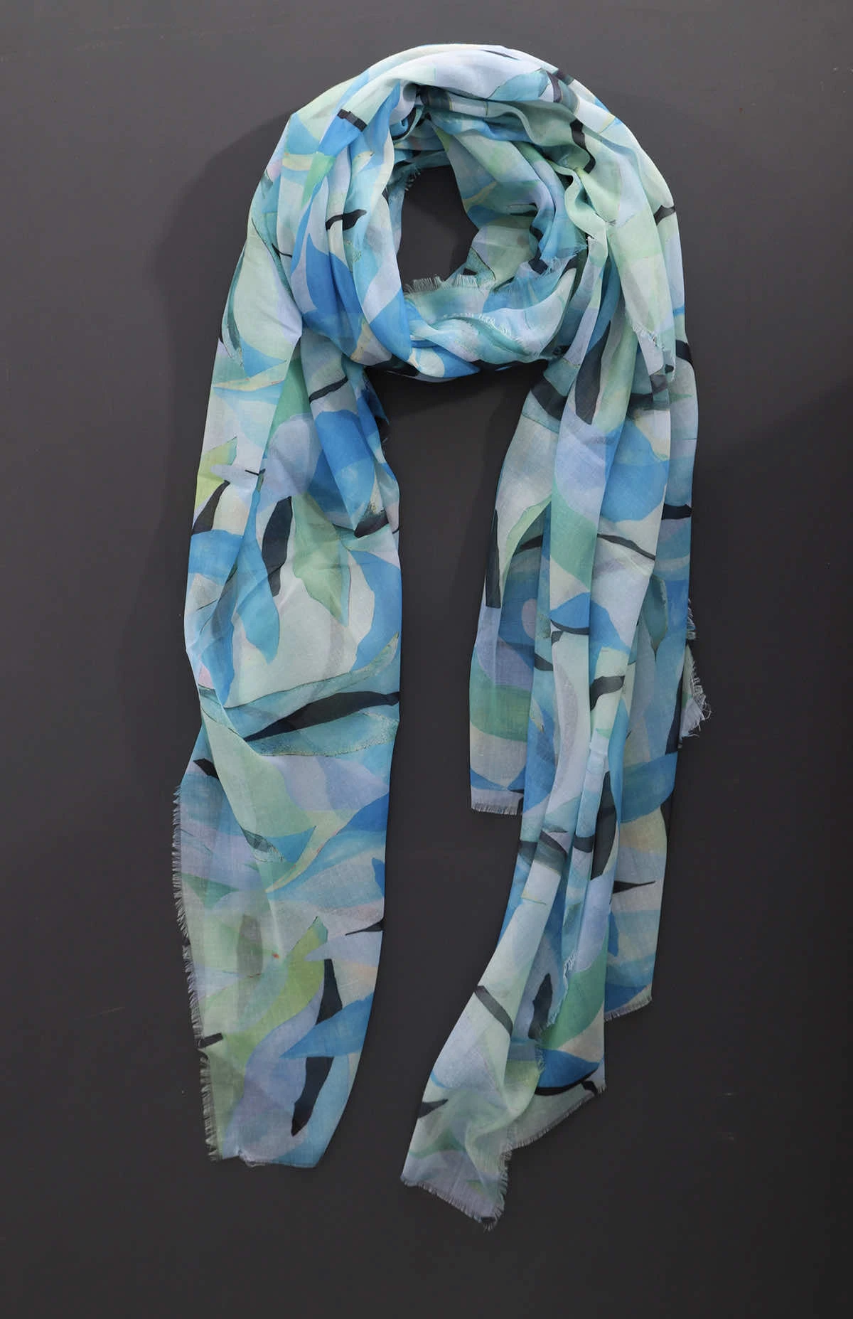 Olivette Scarf Blue 3 Olivette Scarf Blue
